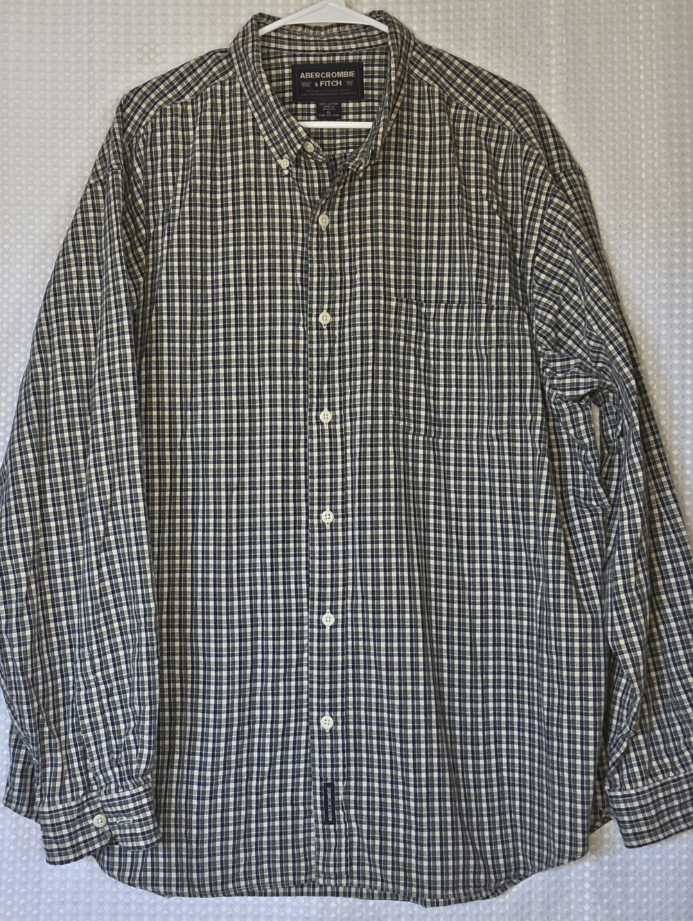 Abercrombie Plaid Shirt XL Preppy Americana Casual - Picture 9 of 9